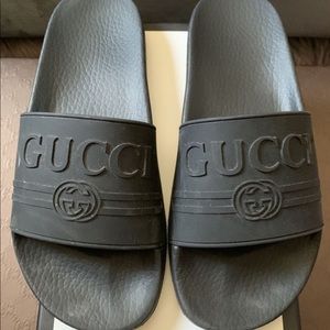 Gucci Black Women’s Rubber Slides